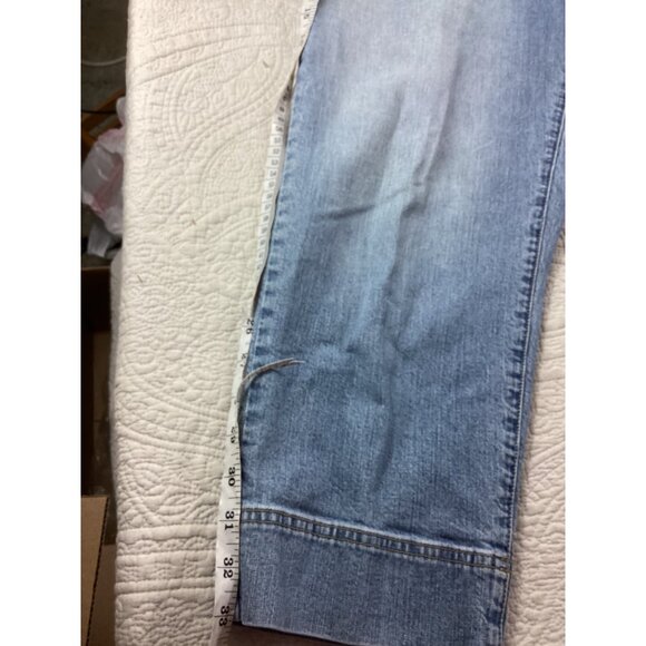 Indigo Palms by Tommy Bahama Capri Pants*Size 12R* Embroidered Back Pockets*EUC - Picture 10 of 12